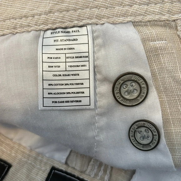 Buckle Light Gray Men Shorts - Picture 9 of 9